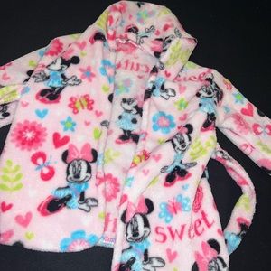 Disney kids/toddler fuzzy robe